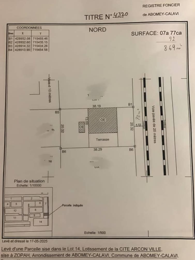 Parcelle à vendre