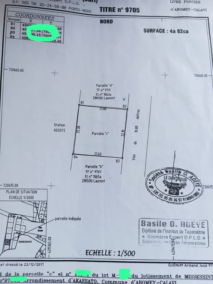 Parcelle à vendre