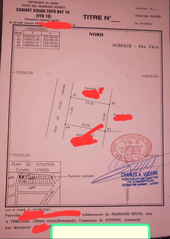 Parcelle à vendre