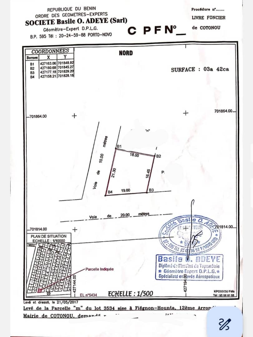 Parcelle à vendre