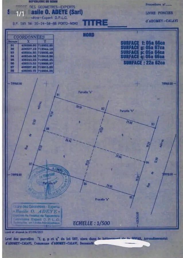 Parcelle à vendre