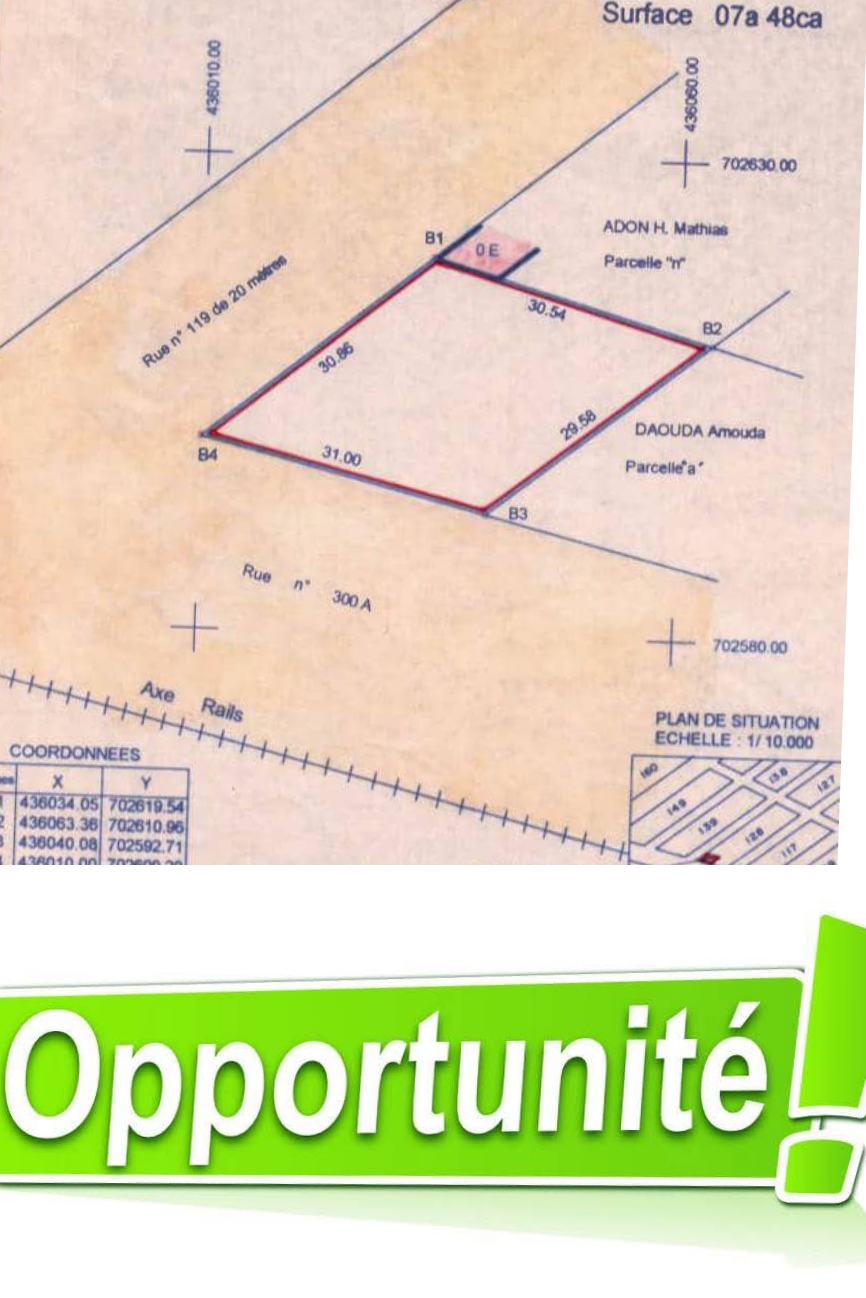 Parcelle à vendre